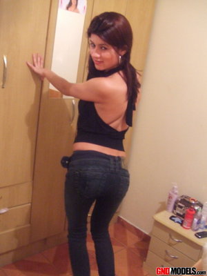 18 year old first timer jerking a big cock for cum on breasts